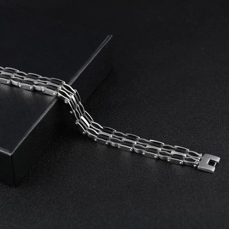 Модный браслет мужские ювелирные изделия Pulseira Masculina из нержавеющей стали