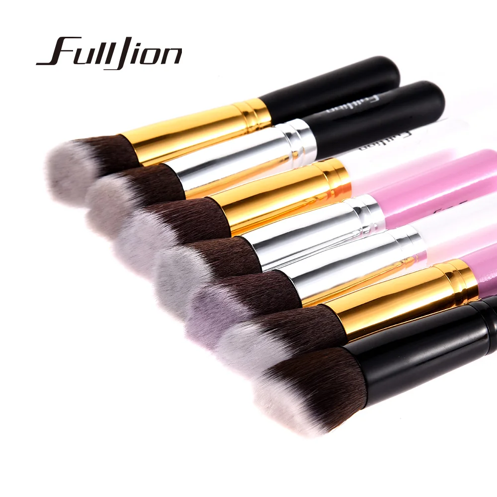 Fulljion 1 шт. косой и с плоской головкой кисть для нанесения основы под макияж