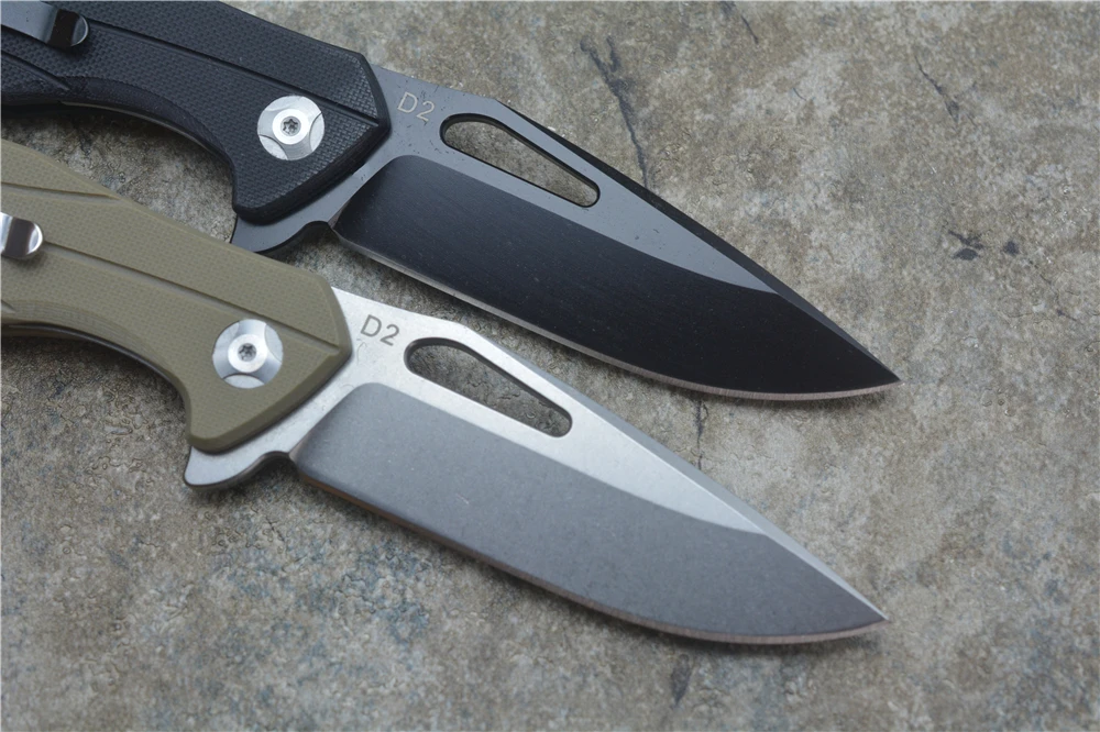 XS EDC-X5 складной нож шарикоподшипник D2 лезвие G10 Ручка Открытый Кемпинг Многофункциональный охотничий инструмент EDC