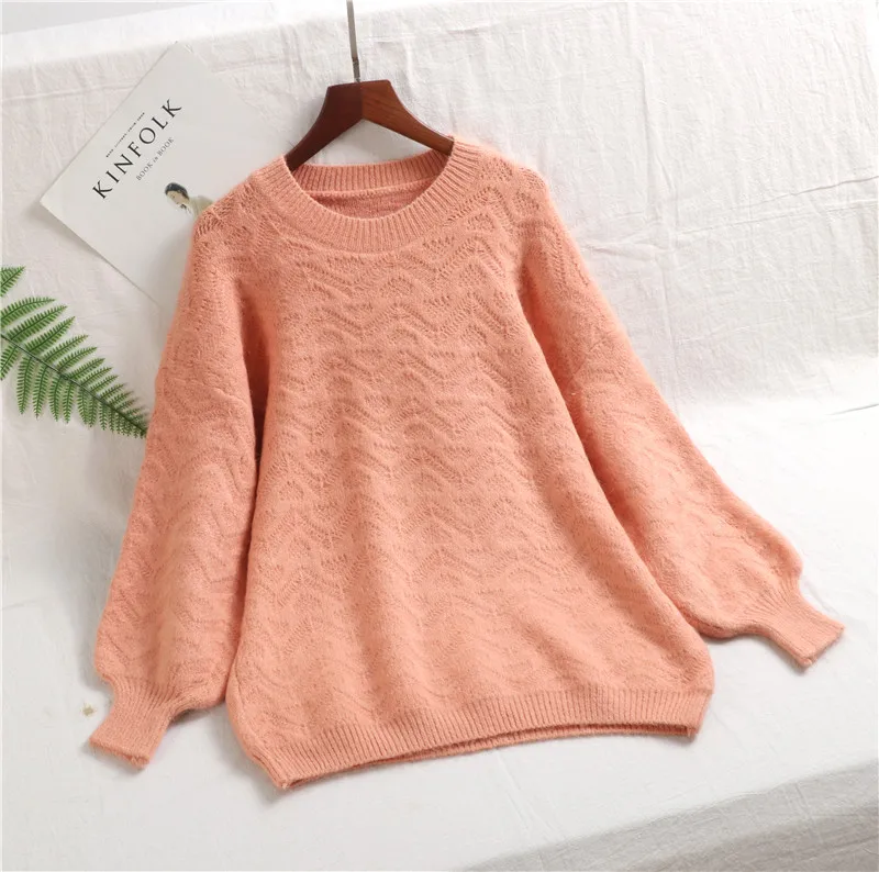 Женский вязаный кашемировый свитер Shellsuning мягкий утолщенный пуловер с