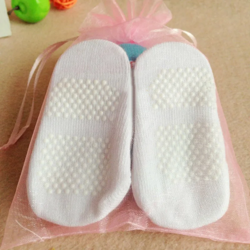 

1 Pair Autumn Winter Infant Cotton Socks Soft Non-slip Newborn 0-12 Months Baby Boys Girls Sock &T8