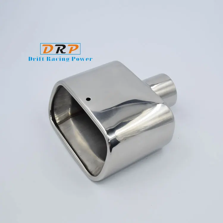 1 шт. наконечники для выхлопной трубы из нержавеющей стали с квадратным