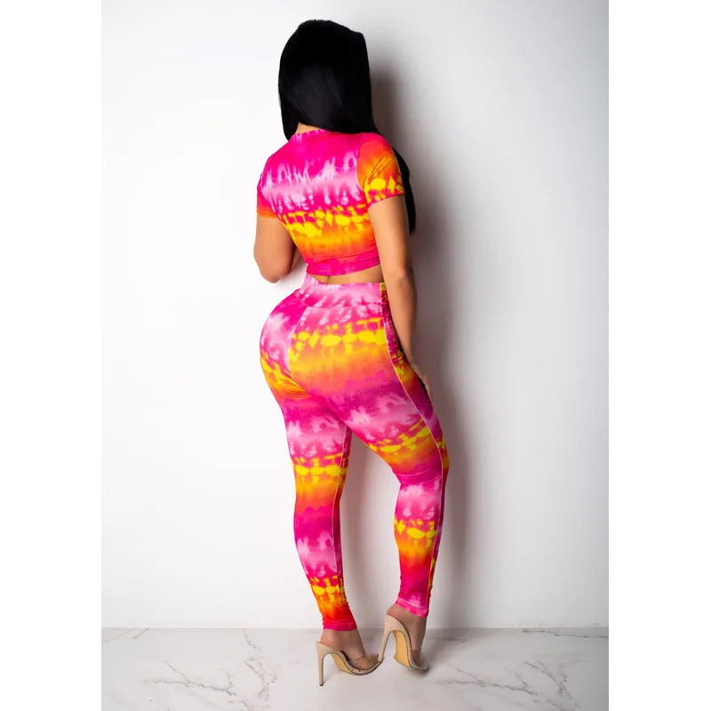 Плюс размер комплект из двух предметов короткий рукав ремешки укороченный топ и