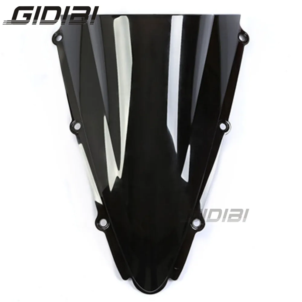 Черное Лобовое стекло мотоцикла для Yamaha YZF R1 2000 2001 ABS Double Bubble 00-01