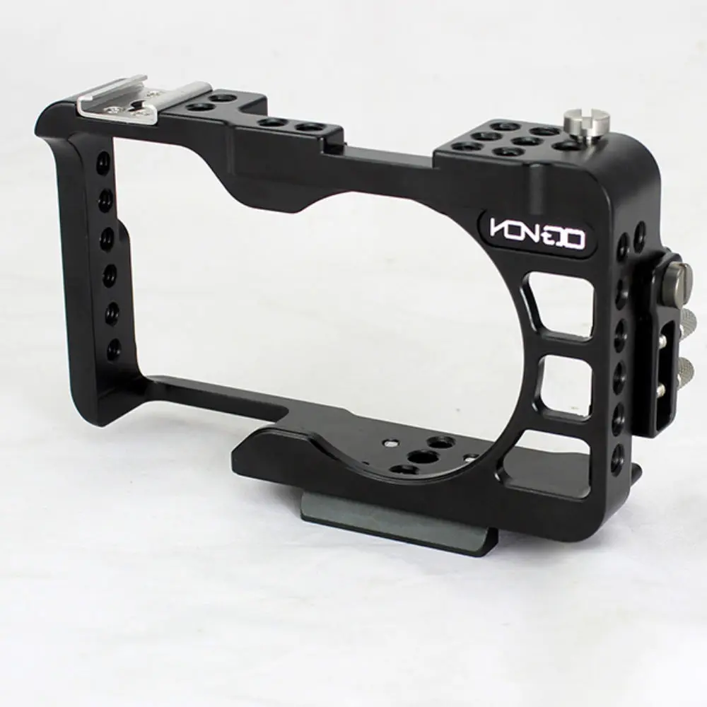HONTOO A6300 A6500 cage rig DSLR A6 RIG 15 мм рельсовая система с 1/4 винтовым отверстием для SONY