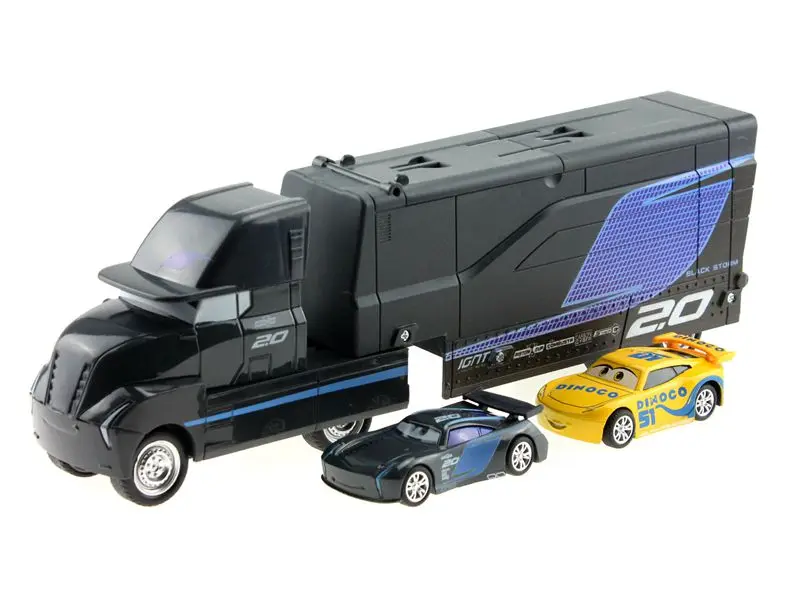 Disney Pixar Cars 3 29 см Джексон шторм Крус Ramire Мак дядя грузовик Abs пластик и сплав модель автомобиля игрушечные лошадки для детский подарок