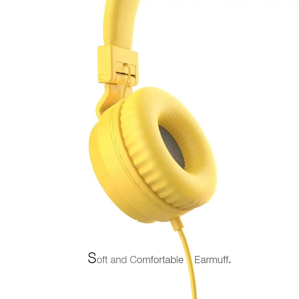 Бас наушники Легкие стерео складные проводные для детей регулируемая повязка на