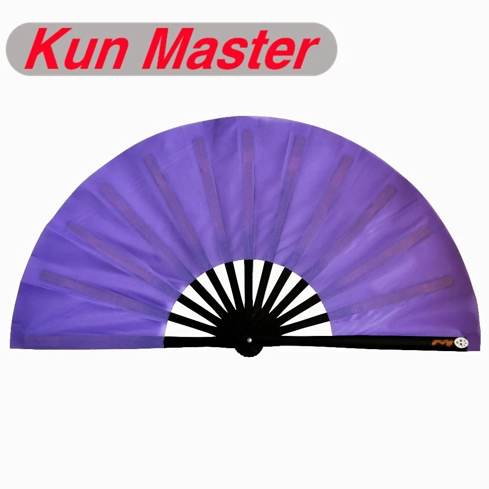 Складной вентилятор кунг фу бамбуковый Китайский Тай Чи 34 см черная рамка|kung fu|tai