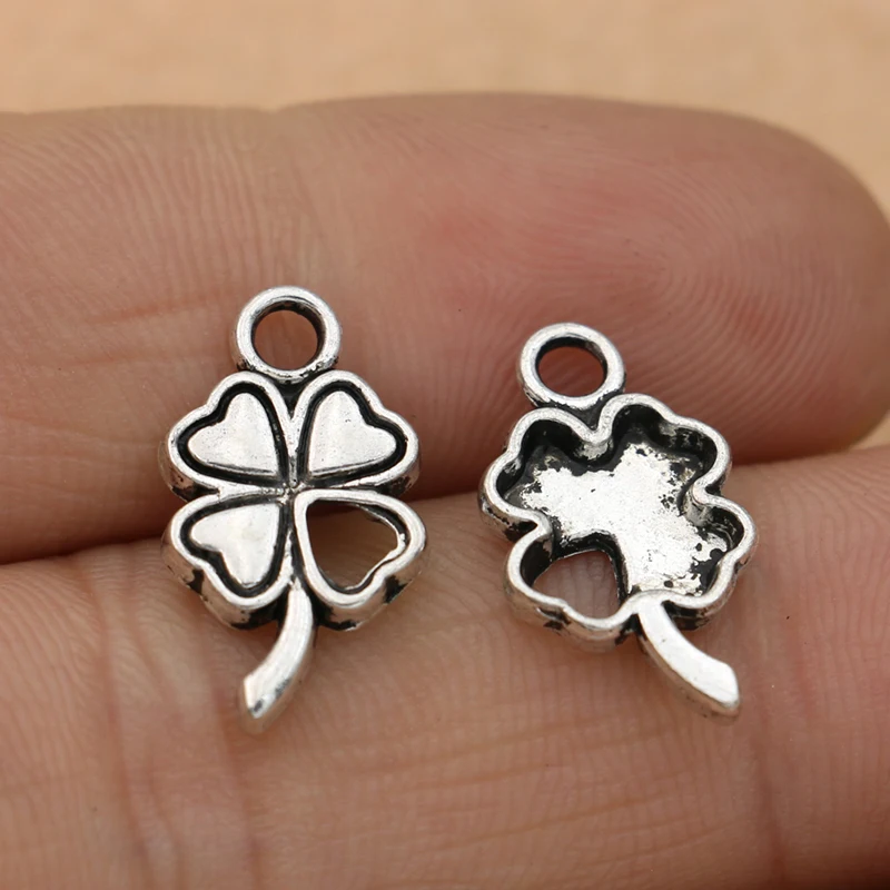 Подвеска KJjewel в виде клевера тибетские посеребренные ювелирные изделия для