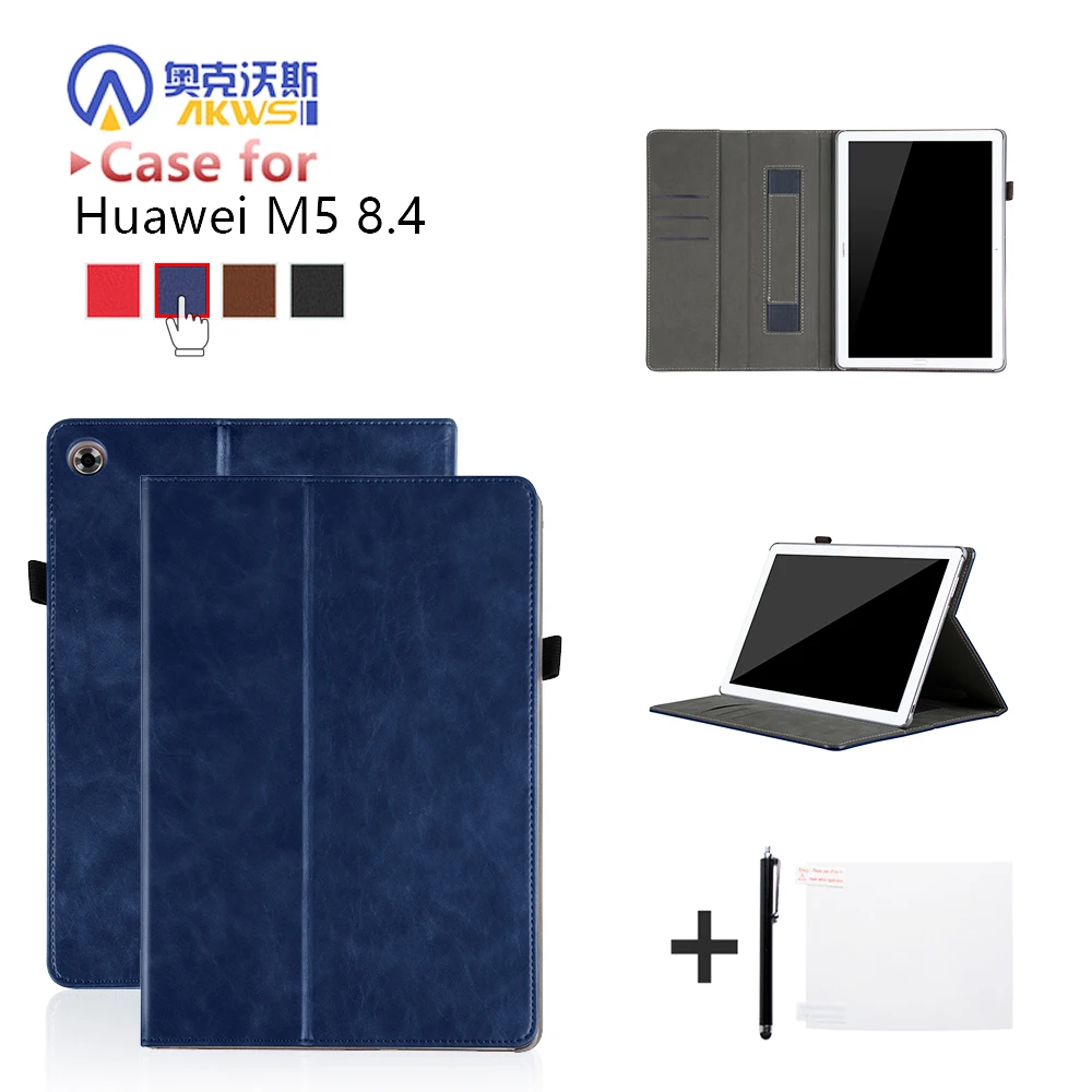 Модный чехол для планшета Huawei Mediapad M5 8 4 дюйма Твердый с держателем рук mediapad +
