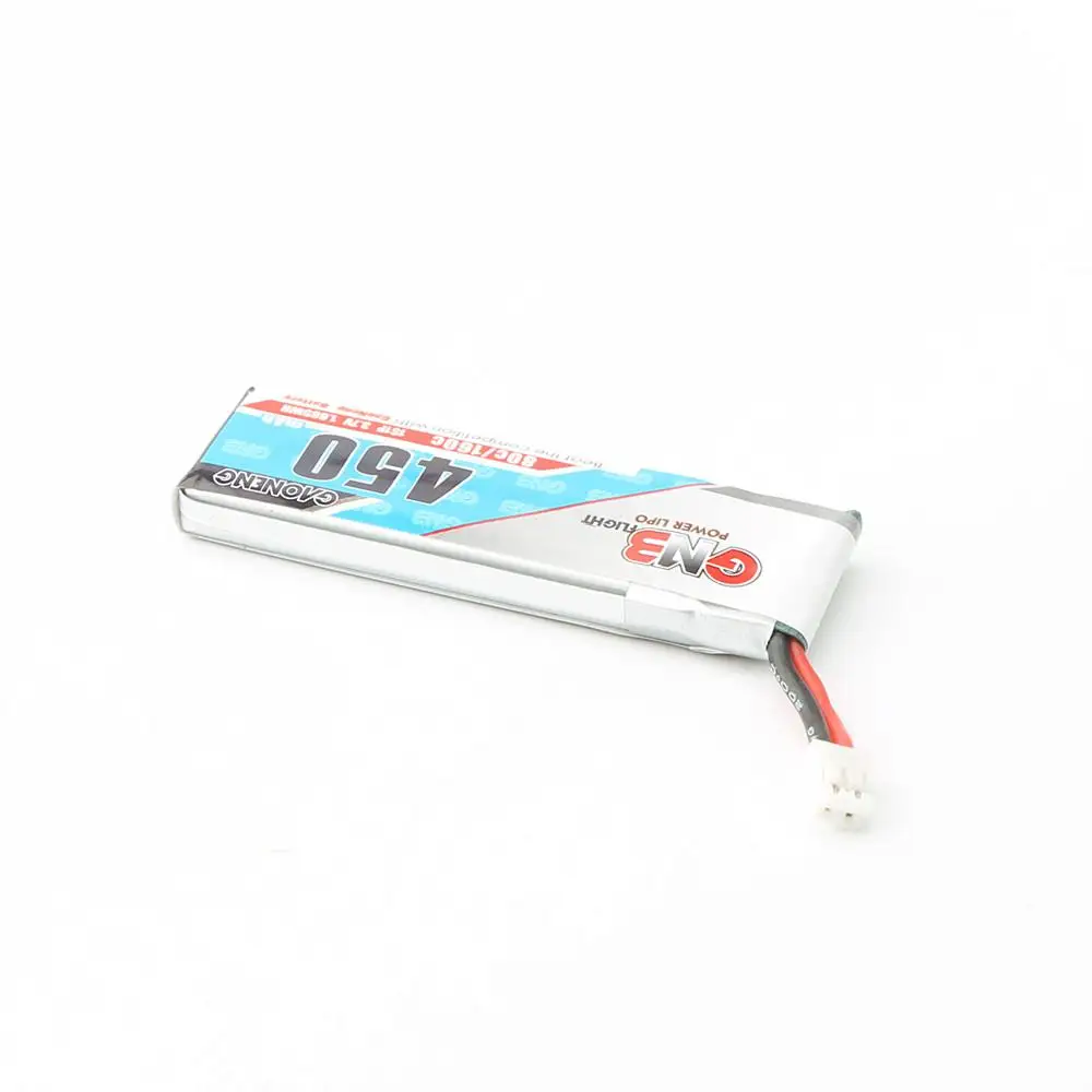 LeadingStar Gaoneng GNB LiPo аккумулятор 450 мАч 80/160c 1S 3 7 В с белой вилкой PH2.0/51005 для RC FPV Racing