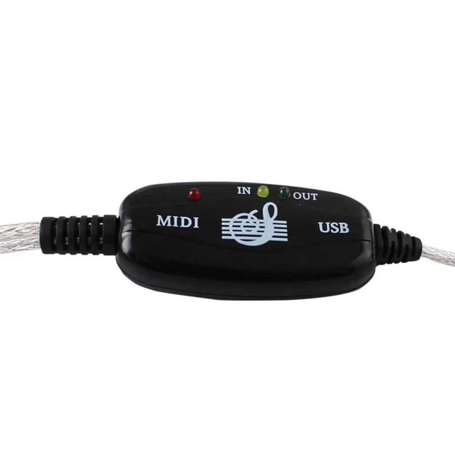 2 м USB MIDI кабель IN OUT для телефона со шнуром музыкальной клавиатуры|audio converter|audio