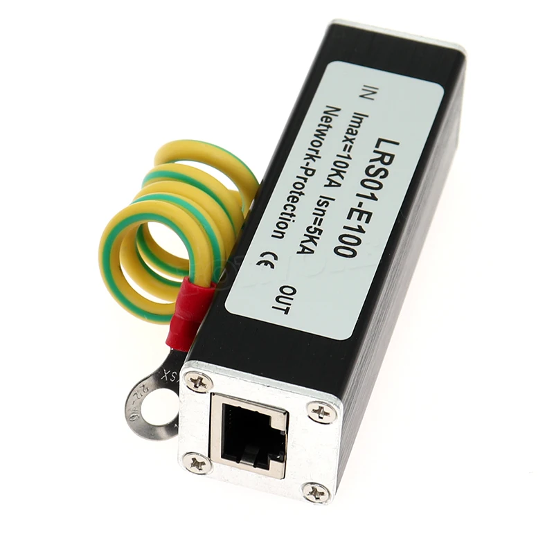 Lightning arrester Network RJ45 SPD устройство защиты от перенапряжения для сети Ethernet 100 м|network surge