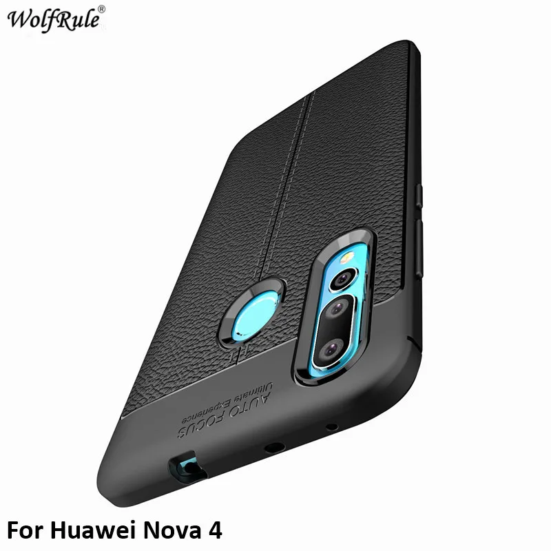 

Чехол для Huawei Nova 4, мягкий силиконовый бампер из ТПУ, защитный чехол для задней панели телефона Huawei Nova 4, чехол 6,4''