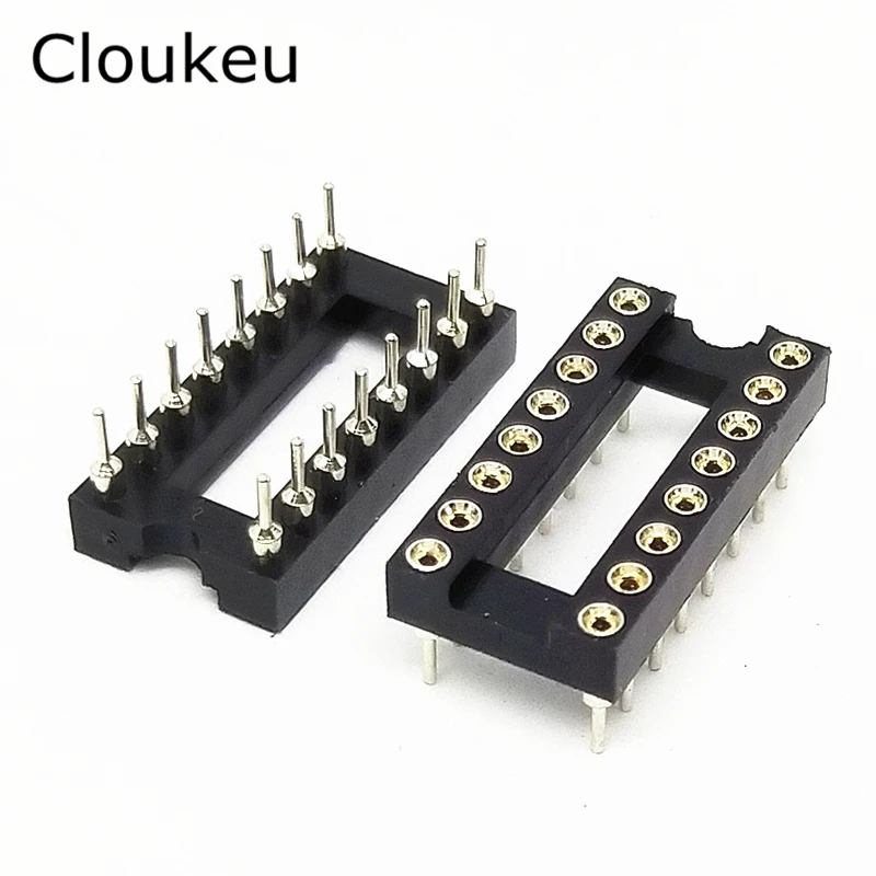 10 шт. круглые отверстия 16 Pin DIP IC АДАПТЕР иглы|socket waterproof|adaptor xboxsocket p |