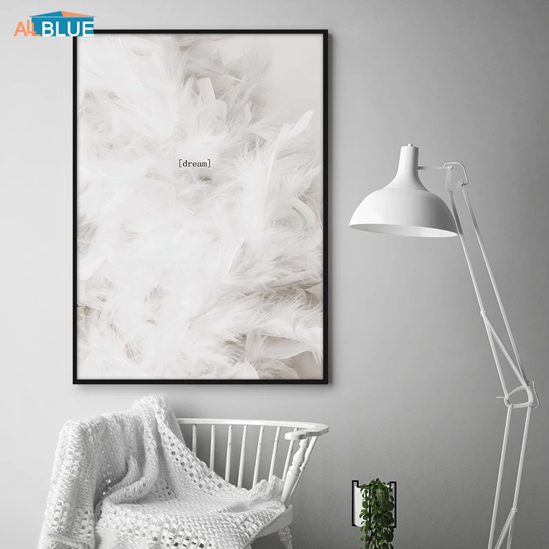 Постеры на холсте с изображением перьев мотивационные настенные картины цитатой