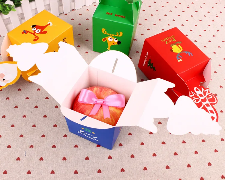 1 шт. портативная Рождественская коробка для конфет и печенья|decorative food boxes|decorative