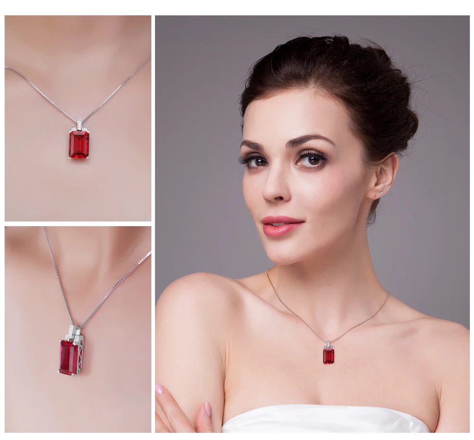 Jewelrypalace элегантный Ювелирные украшения для женщин Роскошные 9.5ct красный создания
