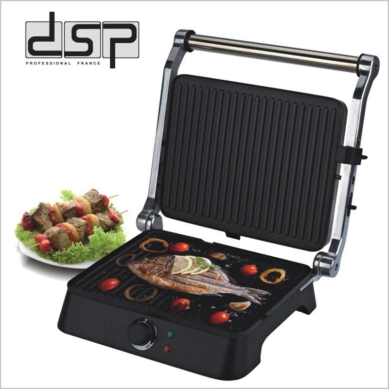 DSP Крытый гриль быстрый нагрев Электрический гриль для Panini, BBQ, сэндвич