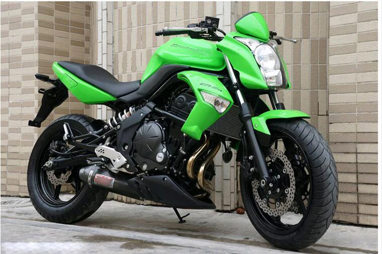 Silp on для Kawasaki ER6N ER6F 650F 650R мотоциклетные передние соединительные трубы и средняя труба+ 51 мм хвост выхлопной трубы глушителя системы