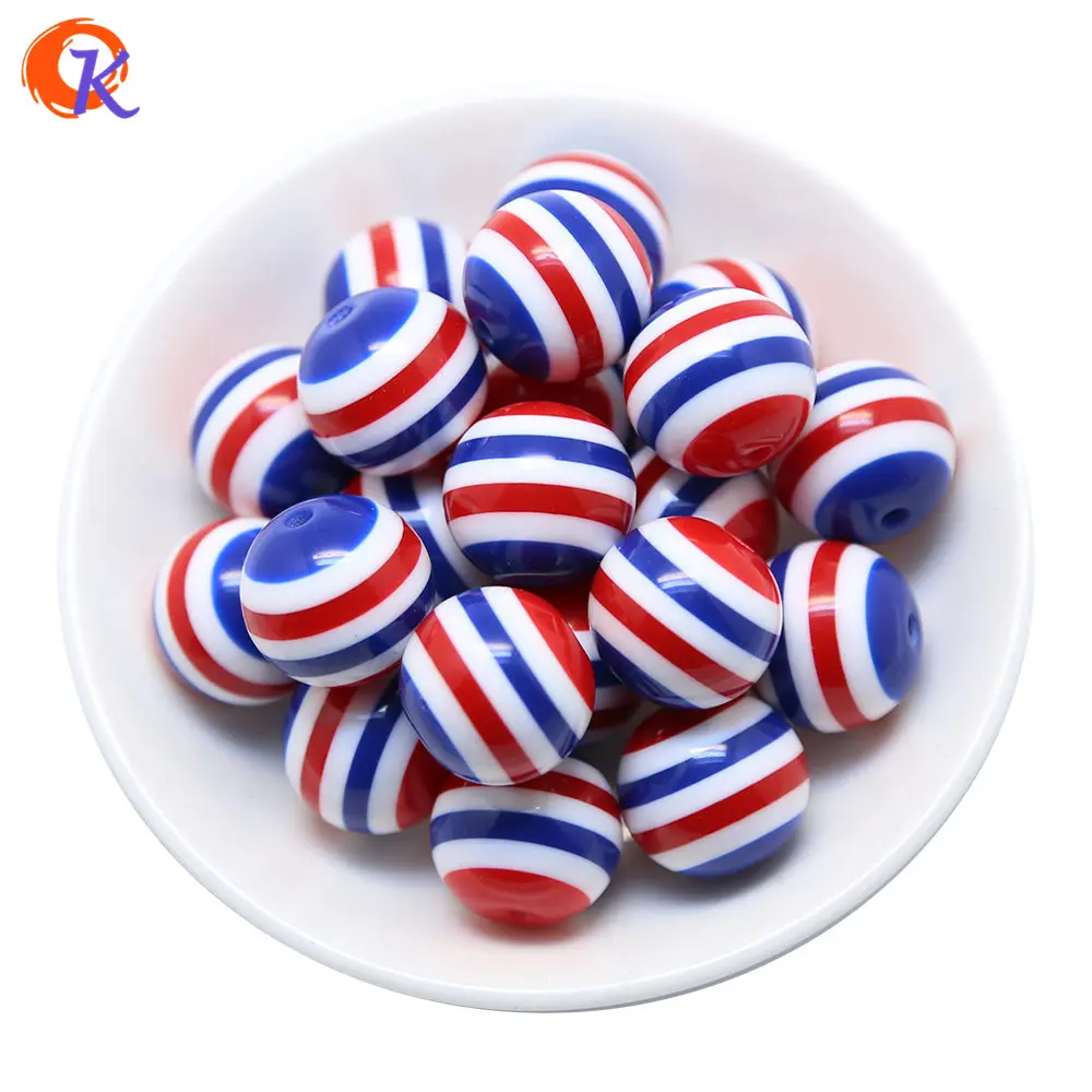 25 Royal Blue Red Выберите цвет, 20 мм, 100 шт./лот, модные бисерные ювелирные изделия, массивные полимерные полоски, бусины для детей, массивное ожерелье ручной работы, изготовление ювелирных изделий - Цвет: 25 Royal Blue Red
