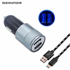 Автомобильное зарядное устройство для Samsung Galaxy S10S10eS10 + Note 98A3A5A7 2017, кабель USB Type-C, двойной USB-разъем, адаптер 3,1 А, прикуриватель