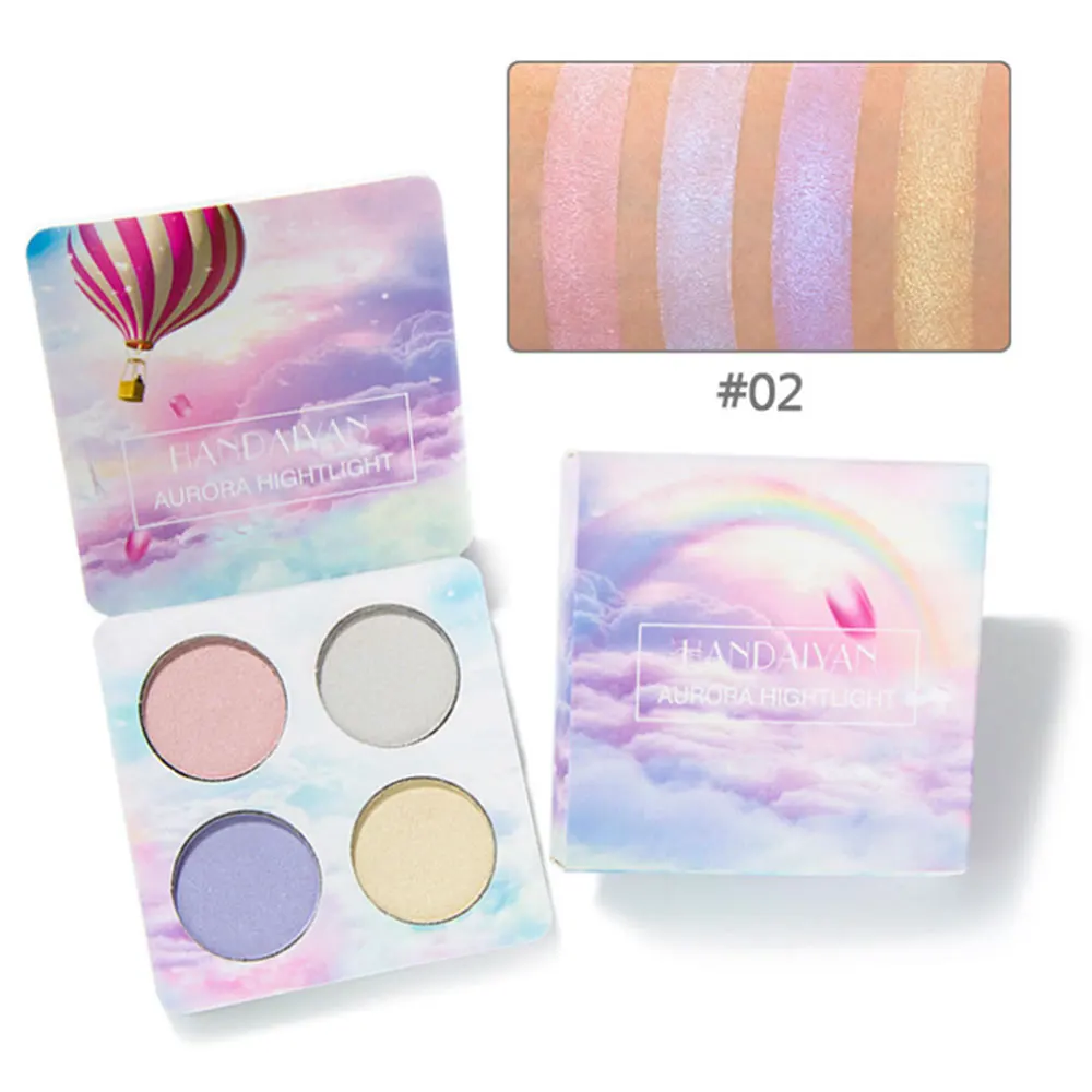 Base Makeup Highlighter Brighten illuminator Long Lasting Powder Contour Corrector Palette Bronzer Glow kit | Красота и здоровье