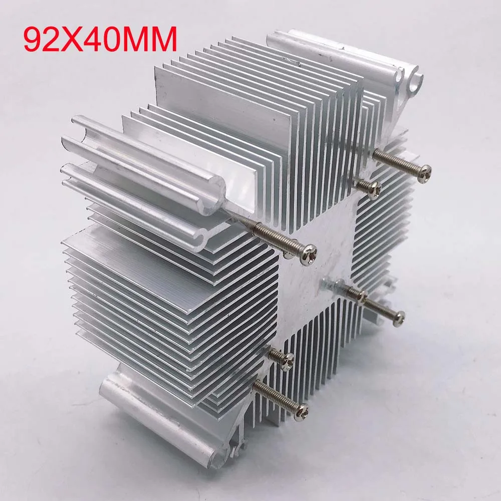 Защитного стекла 92X15 Вт, 30 Вт, 40/50 мм 20w 30w 50 W 100 вт высокий Мощность светодиодный радиатор cooller F роста растений светильник «сделай сам»