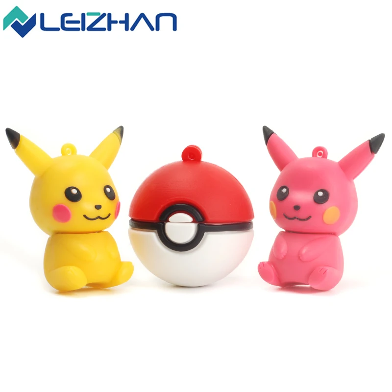 LEIZHAN милый USB флеш накопитель с персонажем карта памяти 64 ГБ 32 16 8 4 флешка Флешка