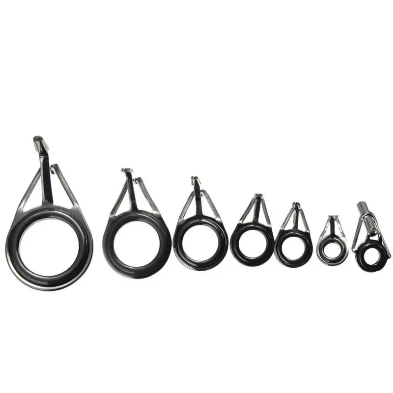 7 шт. смешанный размер рыболовный верхний стержень для колец набор ремонта