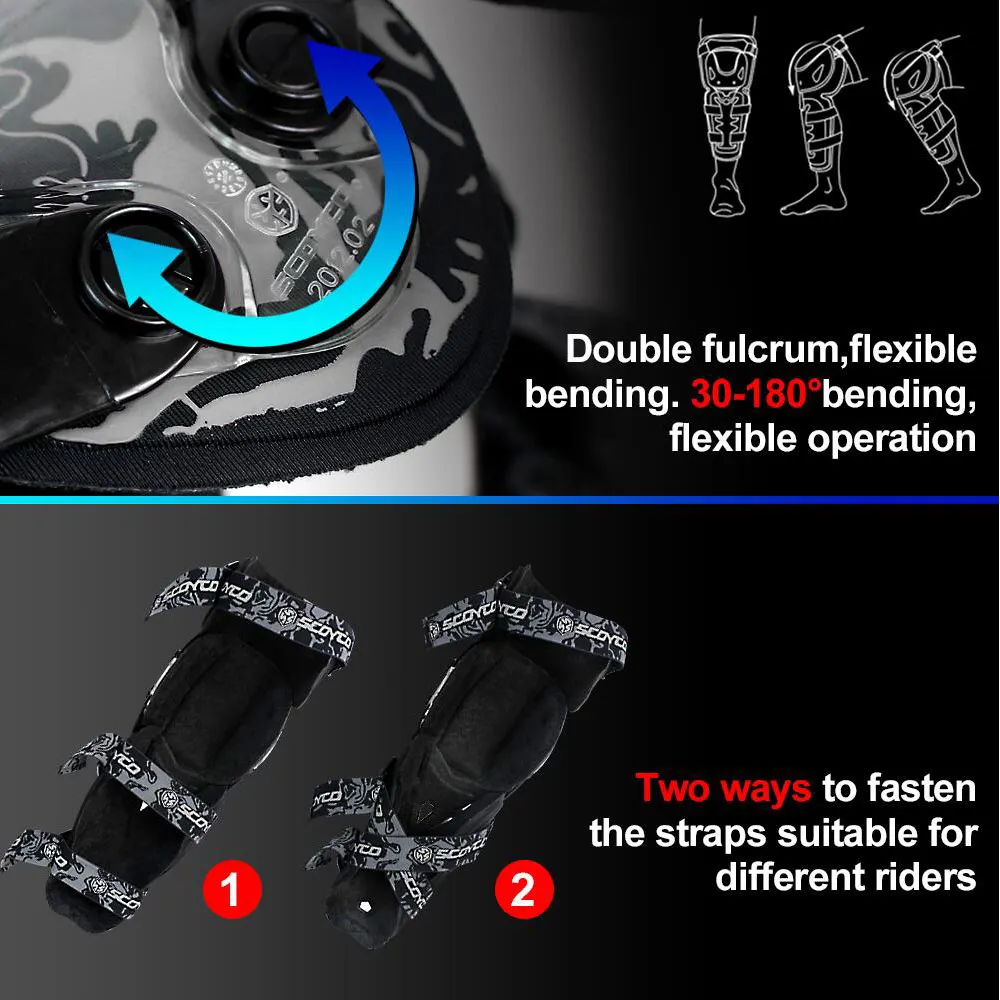 SCOYCO спортивные наколенники MBX MTB moto rcross анти-осенние ветрозащитные экстремальные мотоциклетные защитные наколенники для гонок и велоспорта