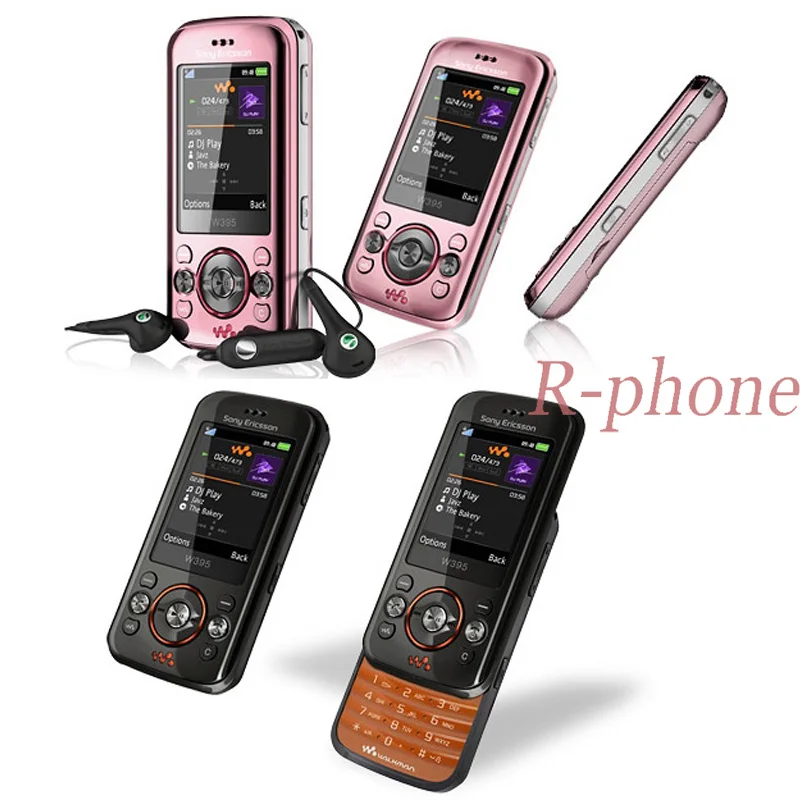 Отремонтированный оригинальный Sony Ericsson W395 2MP разблокированный мобильный телефон