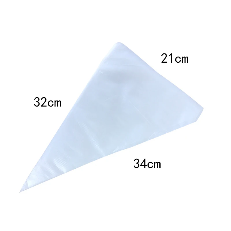 100 шт./компл. одноразовые Кондитерские пакеты пищевой ПЭ уплотненный торт