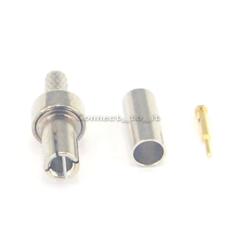 (10 шт./лот) TS9 коннектор прямой никелированный обжим для RG174 RG316|rg174 connector|rg316 smarg174 |