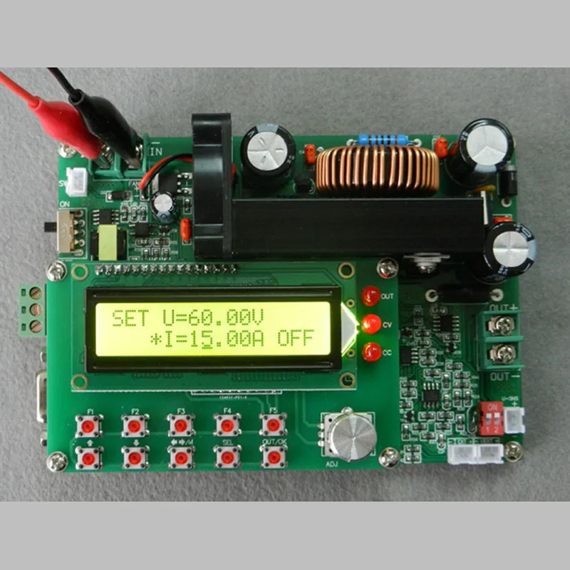 DPS-6015 один выход программируемый переключатель питания 60 в 15A 900 Вт serial ttl