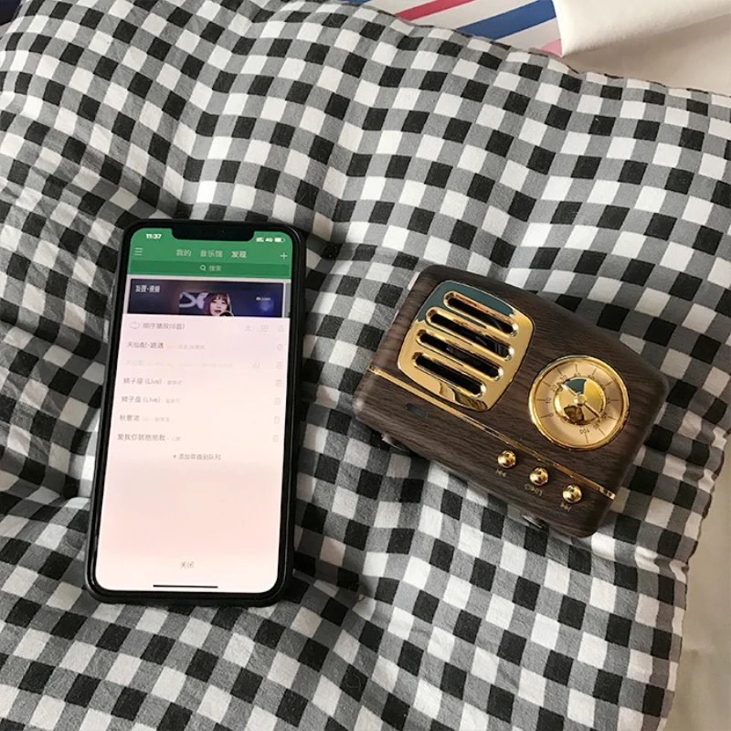 Мини Колонка Bluetooth в Корейском стиле Музыкальный беспроводной аудиоплеер под