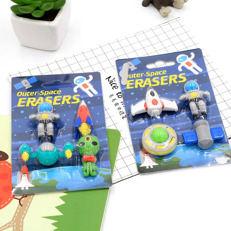 Кавайные канцелярские принадлежности 4 шт./компл.|rubber eraser|eraser kawaiischool supplies |