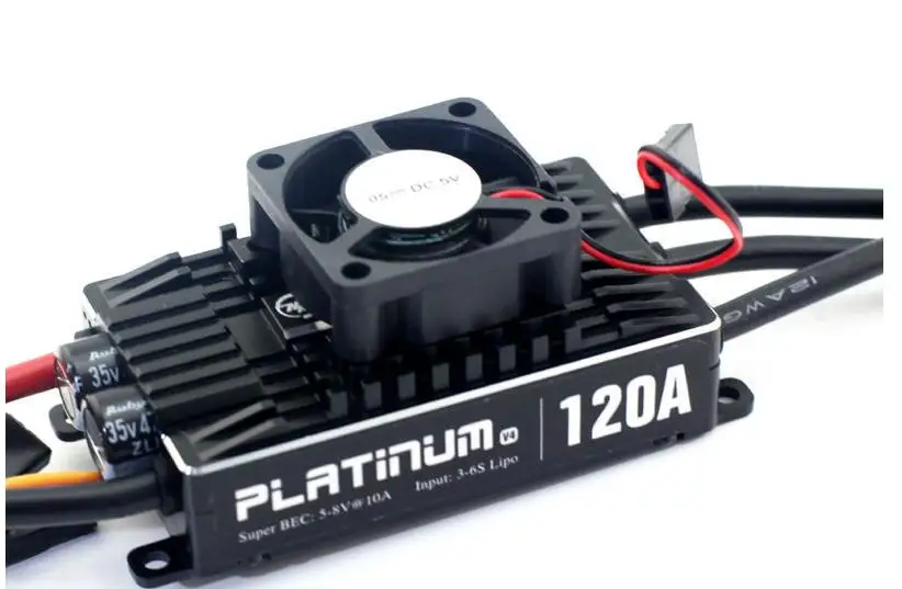Оригинальный Платиновый контроллер скорости HOBBYWING ESC:130A 120A 80A V4 60A 160A 200A 50A 100A
