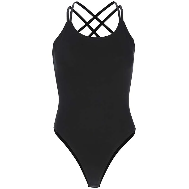 black bodysuit SUCHCUTE комбинезон боди для женщин черный комбинезон женский s комбинезон женский боди винтажная готическая одежда комбинезон Macacao Feminino - Цвет: black bodysuit