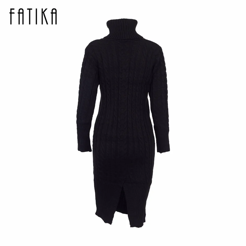 Fatika Мода 2017 г. Для женщин пикантные узкие модные европейские Повседневное Стиль высокое Средства ухода за