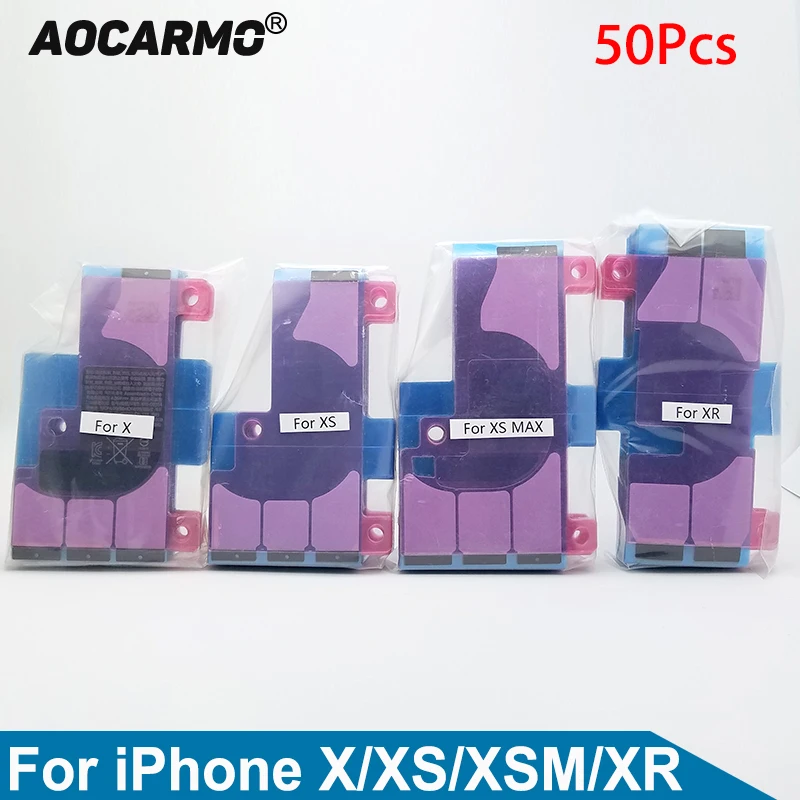 Клейкая лента Aocarmo 50 шт./лот для аккумуляторов двусторонняя клейкая