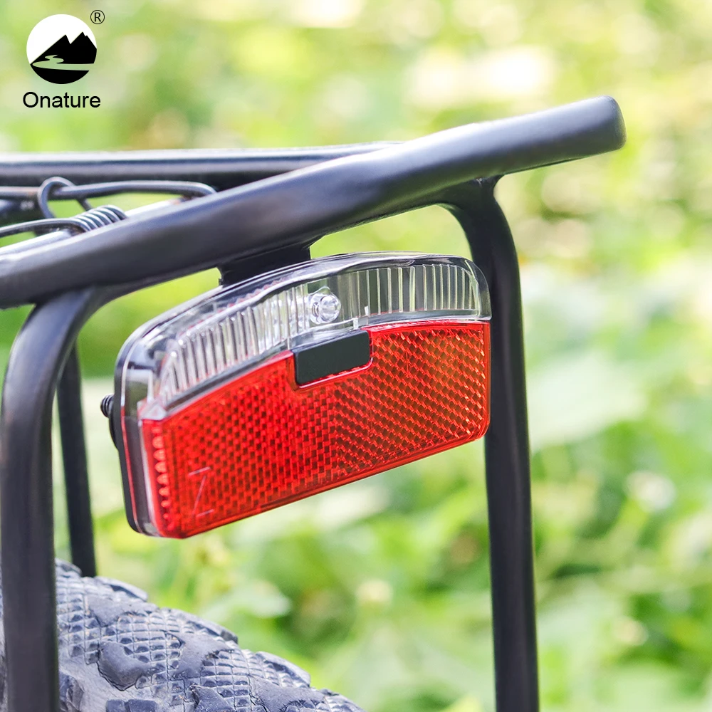 

Onature dynamo bike light set both with parking light AC 6V headlight and rear light Stvzo approved led bicycle dynamo light