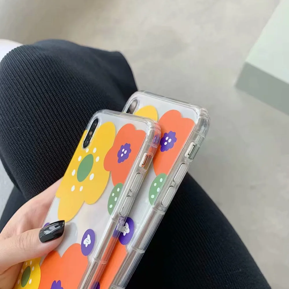 ORYKSZ милые цветы чехол для телефона iphone XS Max XR X 6 S 7 8 плюс ультратонкий из ТПУ чехлы