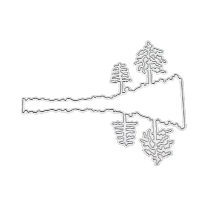 Дерево Стрекоза птица металлическая резка штампы трафарет для скрапбукинга