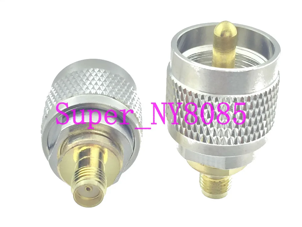 1pce UHF штекер PL259 PL-259 штекер к SMA Гнездовой разъем RF адаптер