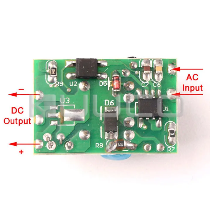 5 PCS Isolated Step Down Voltage Regulator AC 110V/220V 90~240V to DC 5V 500mA 2.5W Switch Power Supply LED Drive #090861 | Обустройство