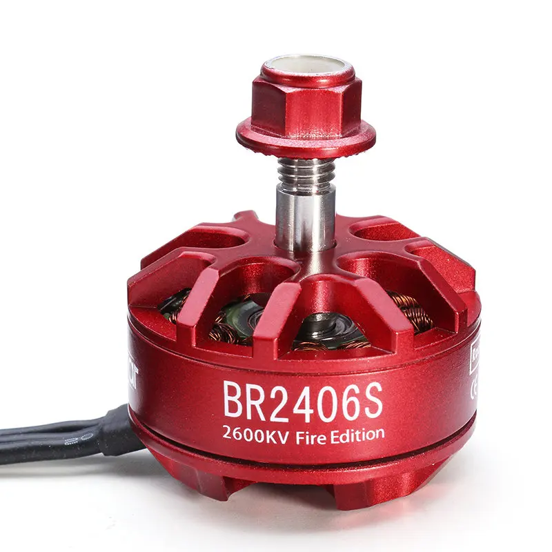 Racerstar 2406 BR2406S Green Edition 2600KV 2 4S бесщеточный двигатель для Fire X220 250 280 300 RC модель рамка