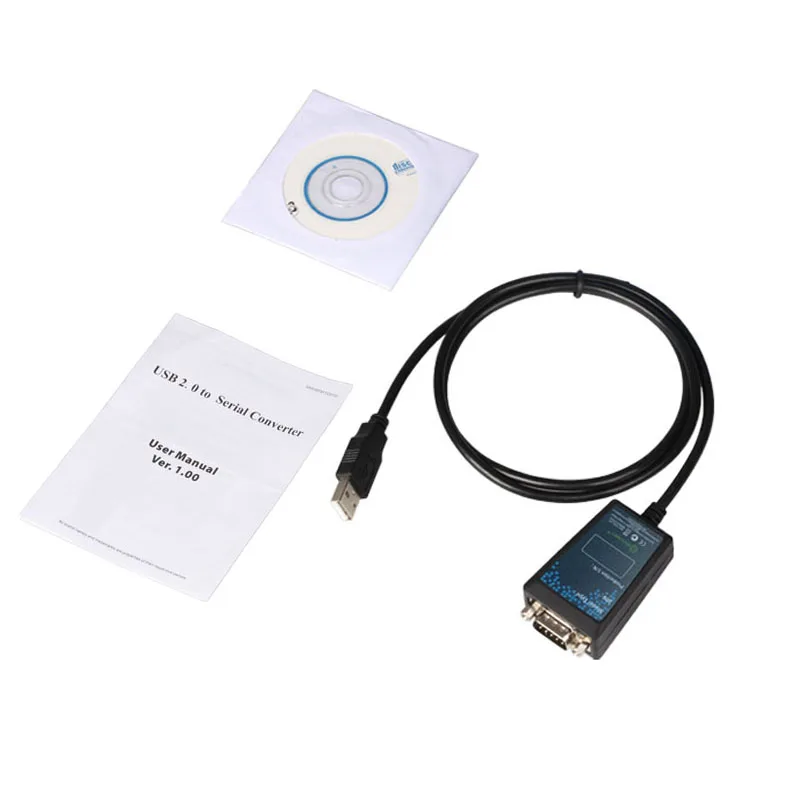 USB адаптер RS232 для компьютера кабель переходник с 2 0 на разъем папа (9 контактный) DB9