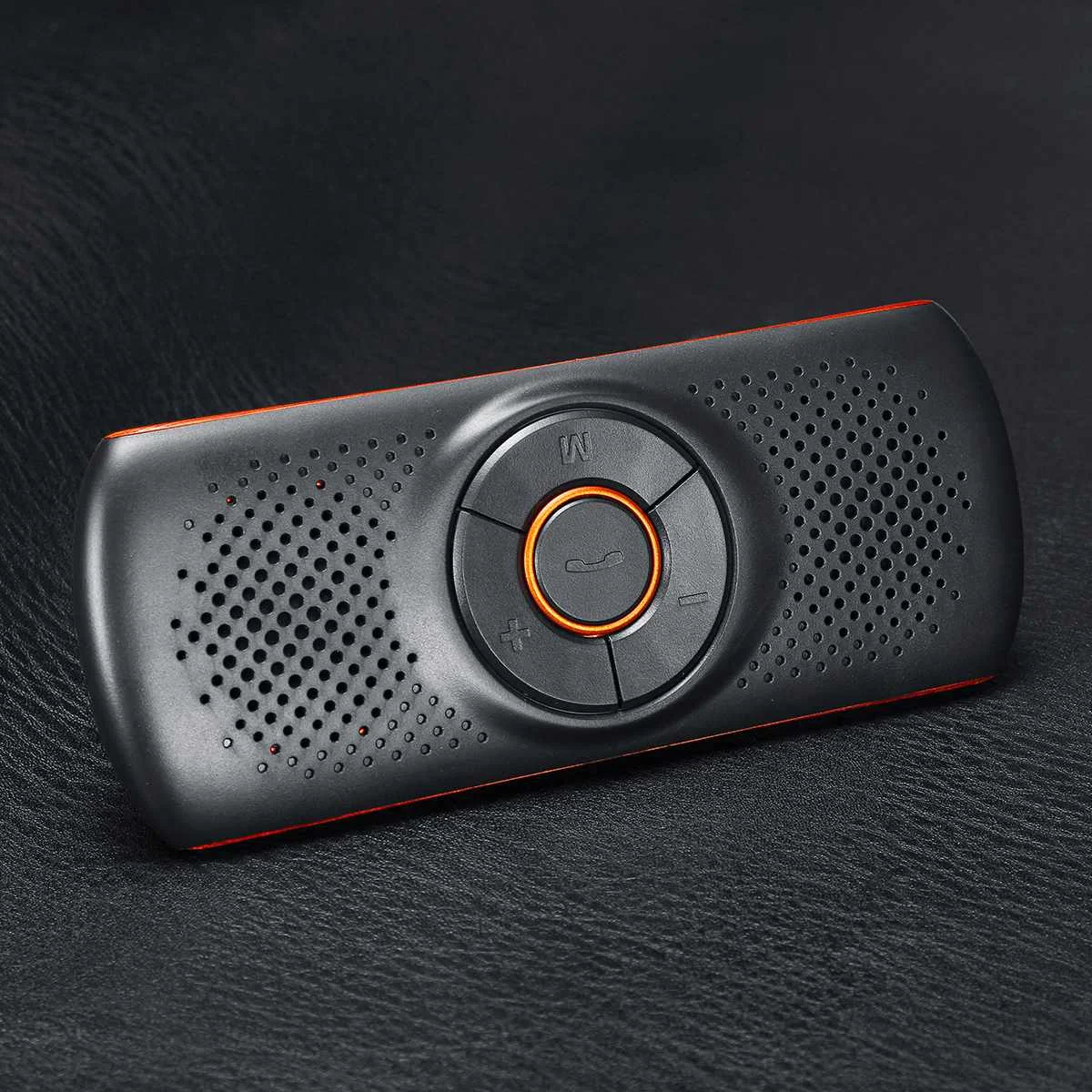 Оранжевый Комплект беспроводной связи bluetooth для автомобиля набор громкой связи динамик телефон многоточечный солнцезащитный козырек динамик для телефонов смартфонов автомобильное зарядное устройство Hands Free - Название цвета: Оранжевый