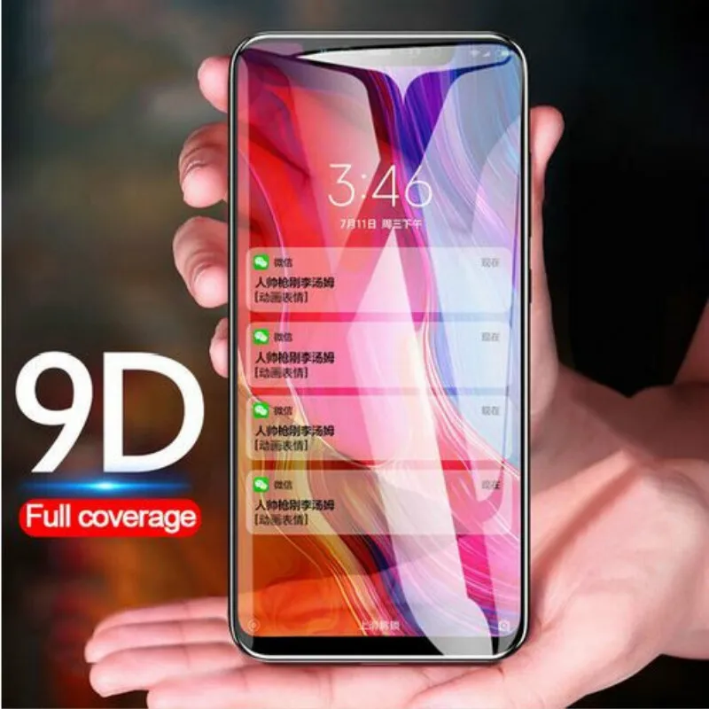 Закаленное стекло 9D с полным покрытием для Xiaomi Mi 9 9SE Mi8 Lite Защитное Redmi Note 7 6 5 5A Pro 6A